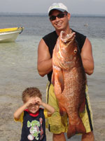 Red Snapper Fishing In Panama.