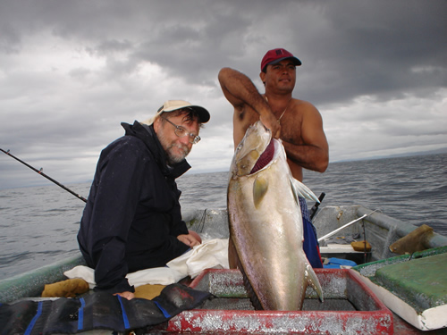 Jim Foreit with 50lb plus Amberjack, Excellent fight Jim !!