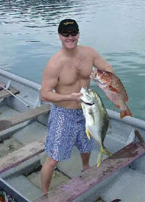 Red Snapper And Urel In Panama.