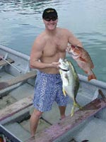 Red Snapper And Urel In Panama.