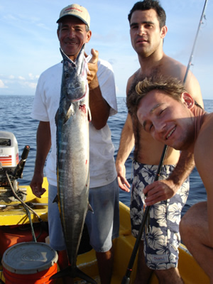 Wahoo fishing in panama.