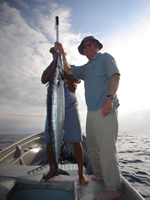 Bob with Wahoo in Panama.