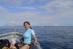 Eianna on the fish lookout!.