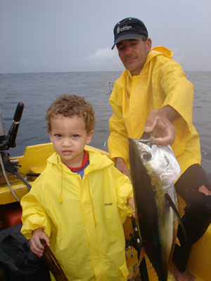 Yellowfin tuna fishing in panama.